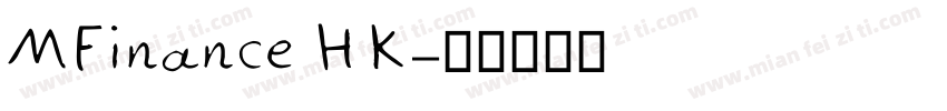 MFinance HK字体转换
